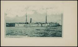 U.S. GUNBOAT "CASTINE."