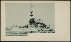 U.S. BATTLESHIP "INDIANA."