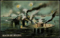 MONITOR AND MERRIMAC.
