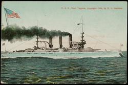 U.S.S. West Virginia.