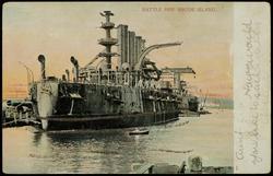 BATTLE SHIP RHODE ISLAND.