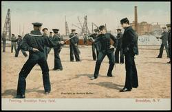 Fencing, Brooklyn Navy Yard. Brooklyn, N.Y.
