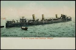 U.S.S. Torpedo Boat Destroyer Whipple.
