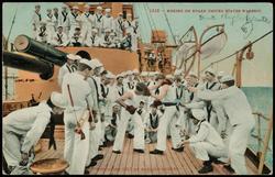 1318 - BOXING ON BOARD UNITED STATES WARSHIP.
