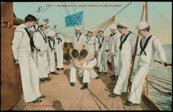 1319 - WRESTLING ON BOARD UNITED STATES WARSHIP.

