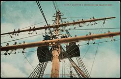 1328 - ALOFT ON A UNITED STATES TRAINING SHIP
