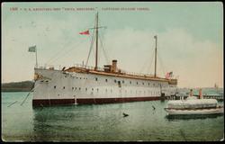 1308 - U.S. RECEIVING SHIP "REINA MERCEDES." CAPTURED SPANISH VESSEL.
