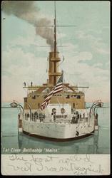 1st Class Battleship "Maine."