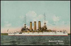 Battleship "Maine" 18 Knots.