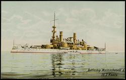Battleship "Massachusetts" 16.2 Knots.