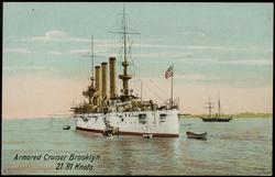 Armored Cruiser Brooklyn 21.91 Knots.