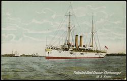 Protected Steel Cruiser "Chattanooga" 16.5 Knots.