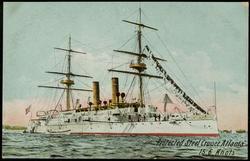 Protected Steel Cruiser "Atlanta" 15.6 Knots.