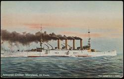 Armored Cruiser Maryland, 22 Knots.