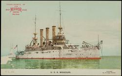 U.S.S. MISSOURI.