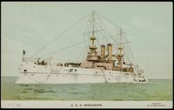 U.S.S. WISCONSIN.