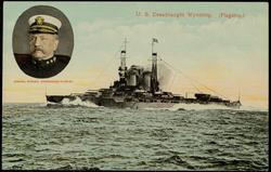 U.S. Dreadnaught Wyoming. (Flagship.) 
ADMIRAL BADGER, COMMANDER-IN-CHIEF