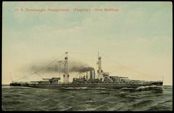 U.S. Dreadnaught Pennsylvania. (Flagship.) (Now Building).