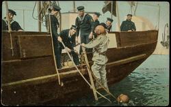 LIFE IN OUR NAVY: The Diver's Return.