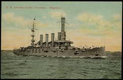 U.S. Armored Cruiser Tennessee. (Flagship.)