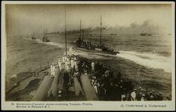 54 Governors of several states watching Torpedo Flotilla Review at Newport R.I.