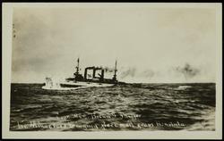 The Minnesota bringing fleet mail from Honolulu.