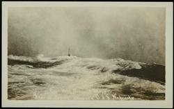 Storm scene showing U.S.S. Nebraska.