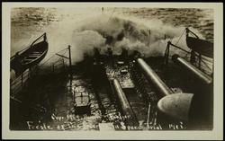 Focsle of The Georgia in Speed Trial 1908.