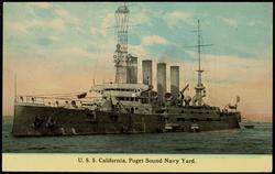 U.S.S.  California, Puget Sound Navy Yard.
