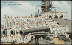 TWO BATTERIES OF 14-INCH GUNS AND TURRET CREWS