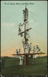 U.S. Cadets. Yard and Rope Drill.