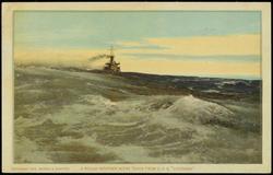 A ROUGH WEATHER SCENE TAKEN FROM U.S.S. "LOUISIANA"