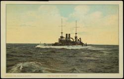 THE "ILLINOIS" IN HEAVY WEATHER