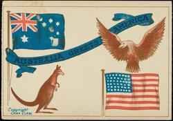 AUSTRALIA GREETS AMERICA
