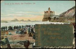 Scene at the Beach, San Francisco, Cal.
