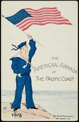 THE AMERICAN ARMADA AT THE PACIFIC COAST 1908
