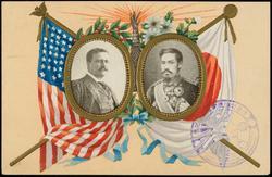 President Theodore Roosevelt and Emperor Meiji.
