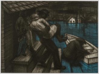 The Richard Wright Suite, Plate 2: Embarkation