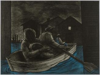 The Richard Wright Suite, Plate 3: Light in the Window
