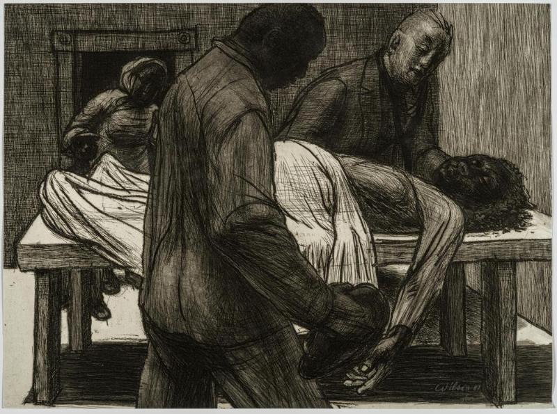 The Richard Wright Suite, Plate 4: Death of Lulu