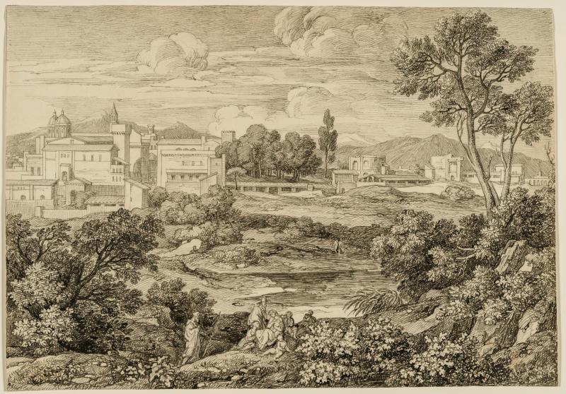 Baths of Titus with S. Maria Maggiore