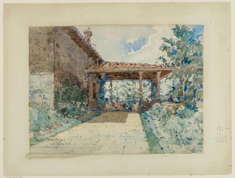 Entrance to the Villa Cernitoio