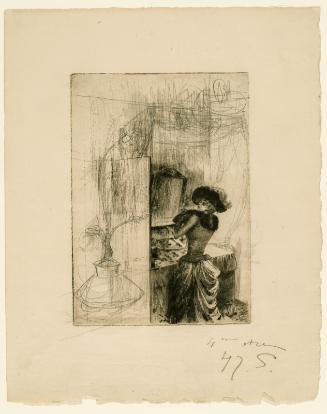 Elegant Woman Getting Ready
