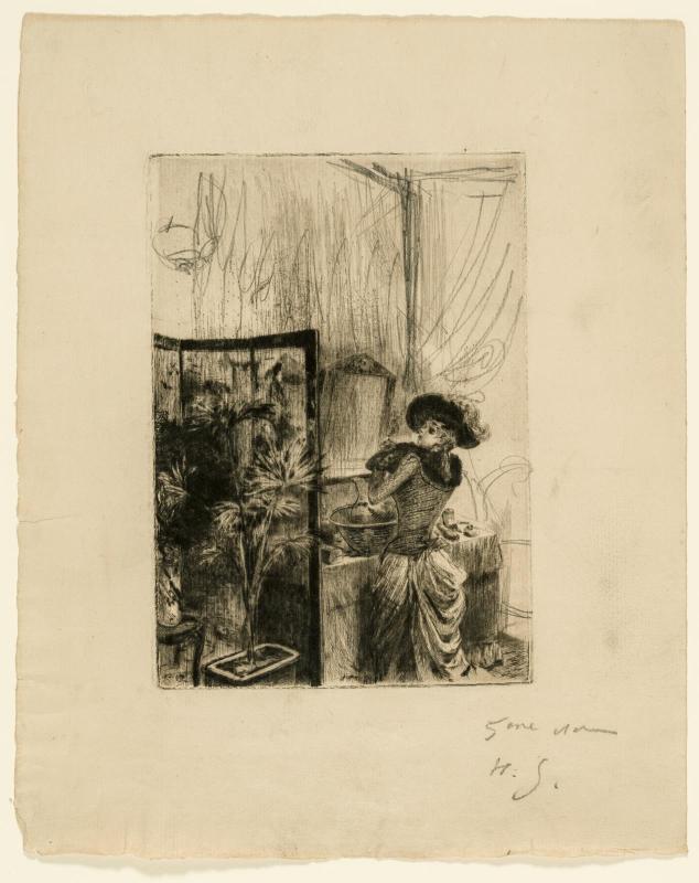 Elegant Woman Getting Ready