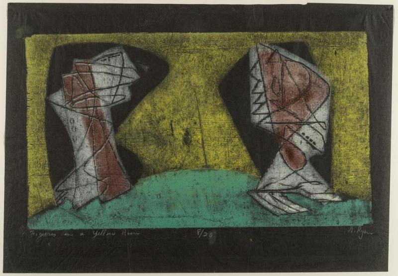 Figures in a Yellow Room