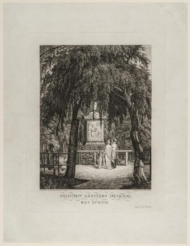 Monument to Salomon Gessner near Zurich	