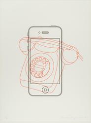 Then and Now, Plate 6: Telephone / iPhone