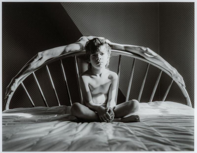 31.12.86, Self-Portrait with Daniel, Andover, Massachusetts