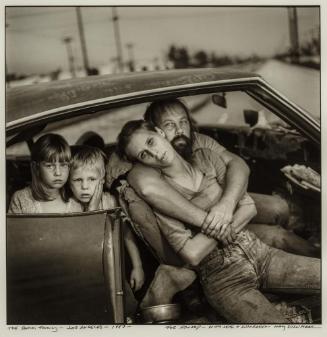 The Damm Family in Their Car, Los Angeles, California