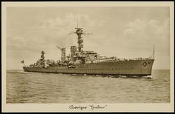German warship.